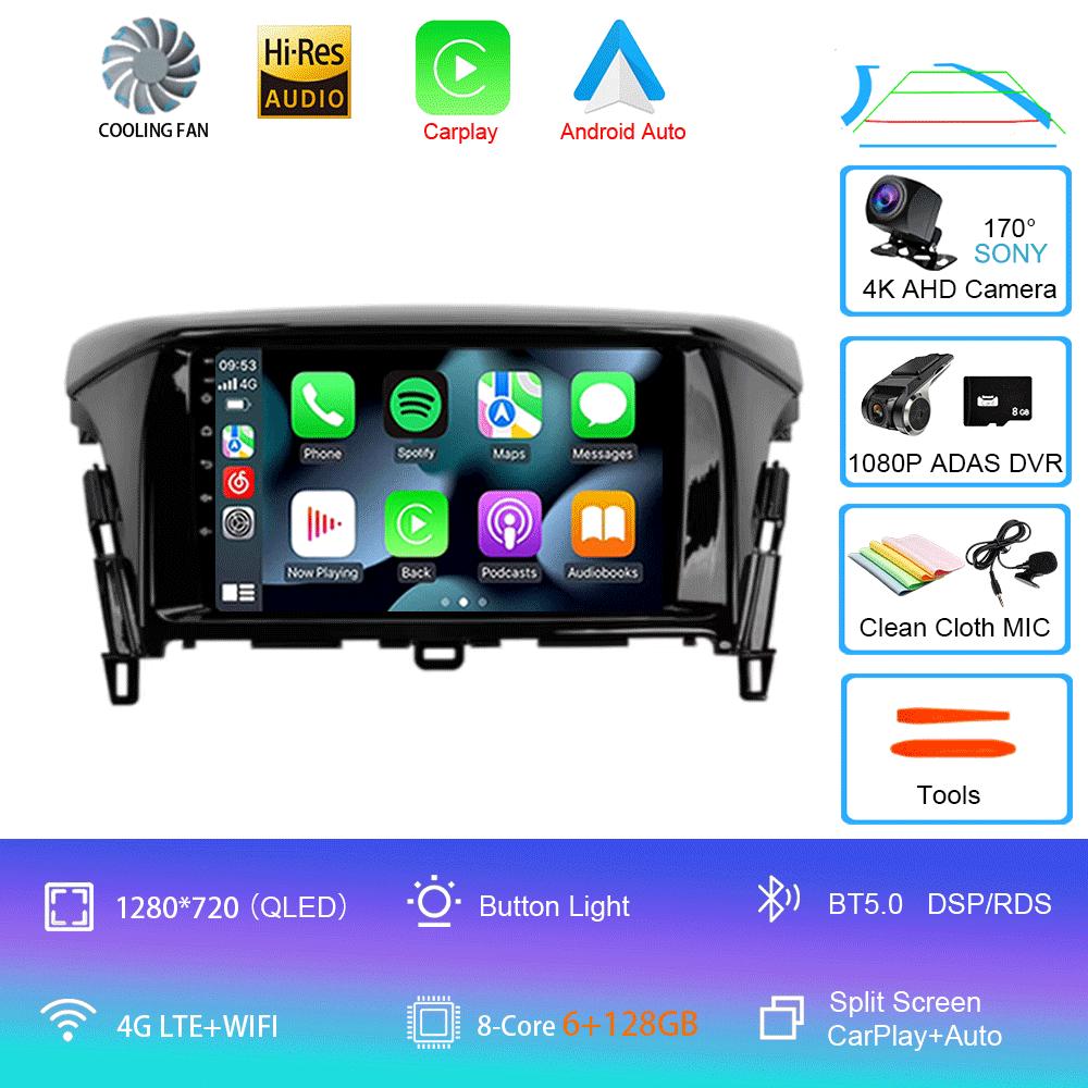 Car Radio Andorid 14 Carplay Auto For Mitsubishi Eclipse Cross 2018 2019 2020 Multimedia Video Player Navigation GPS 2din Stereo