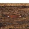 Wall Mounted Nightstand Reclaimed Wood Look 35 x 35 x 20 cm