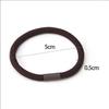 5pcs Twill High Elasticity Rubber Hair Bands Korean Simple Hair Rope Stretch Women Hair Ties Scrunchies Ponytail Holder