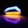 1pcs DC12V LED Motorcycle Turn Signal Lights Bendable Motorbike Amber Indicator Blinker Moto Front Lights Signal Lamp