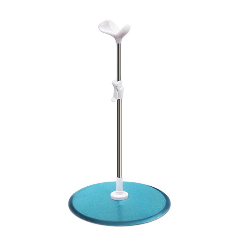 Adjustable Stainless Steel Doll Stand for 30cm to 60cm BJD Dolls with Multiple Support Points