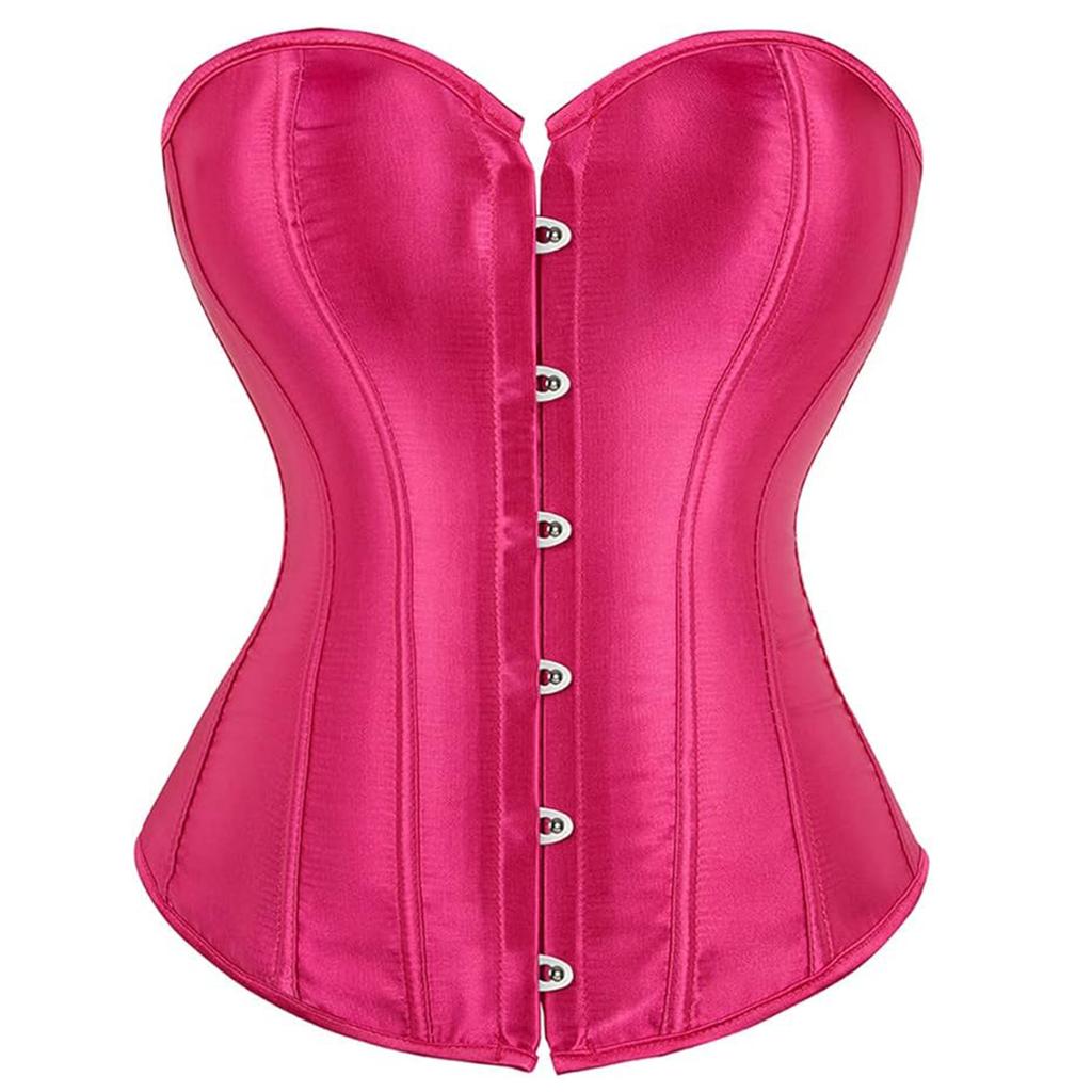 Halloween Court Corset Satin Bustier Push Up Shapewear