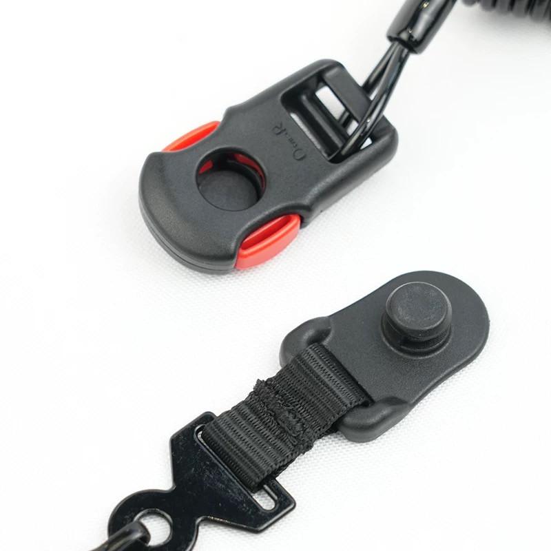 Tactical Anti-lost Magnetic Buckle Elastic Rope Multifunction Quick-release Anti-cutting Steel Wire Lanyard Backpack Accessories