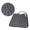 Footprint Design Pet Electric Heating Pad Warm Waterproof PU Cloth Dog Heating Mat for Senior Arthritic Newborn Pregnant Or