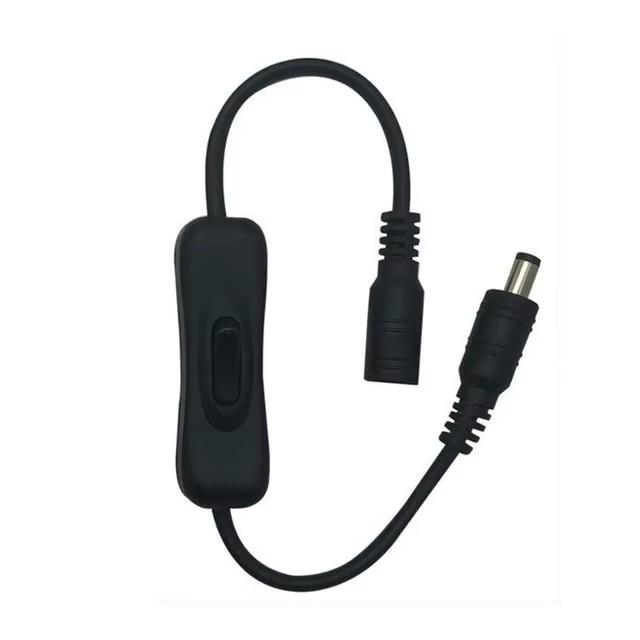 USB-kabel med PÅ/AV-bryter Kabelforlengelse Vippebryter for USB LED-lyslenke USB-gadget USB Strømforsyningsenhet Verktøy