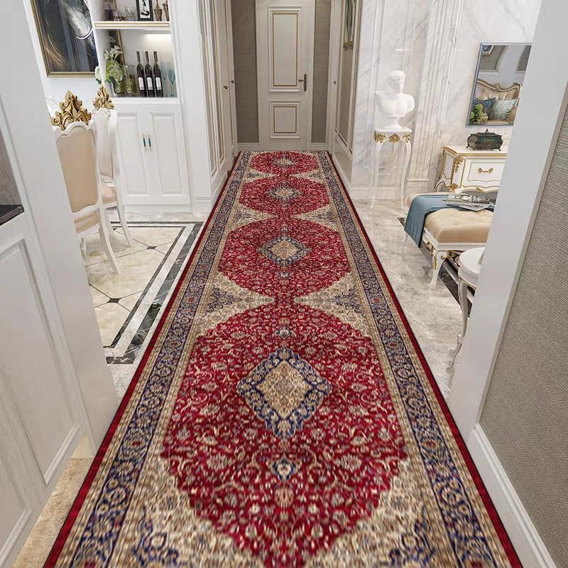 

Retro Persian Style Living Room Hall Carpet Stairway Hallway Stairs Home Decor Corridor Aisle Runner Rug Kitchen Mat 60x200cm