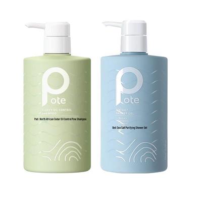 Pote Mite Removal & Oil Control Shower & Shampoo Set