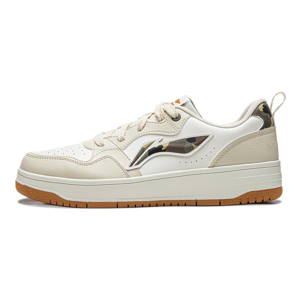 Li Ning Tianji Soft Slip Resistant, Abrasion Resistant, Lightweight, Height Increasing Low Top Skateboard Shoes Men's AGCW067-6