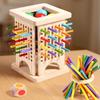 Pull Out Stick Game Toys Colorful Wooden Stick Board Games Parent-Child Interactive Puzzle Toys