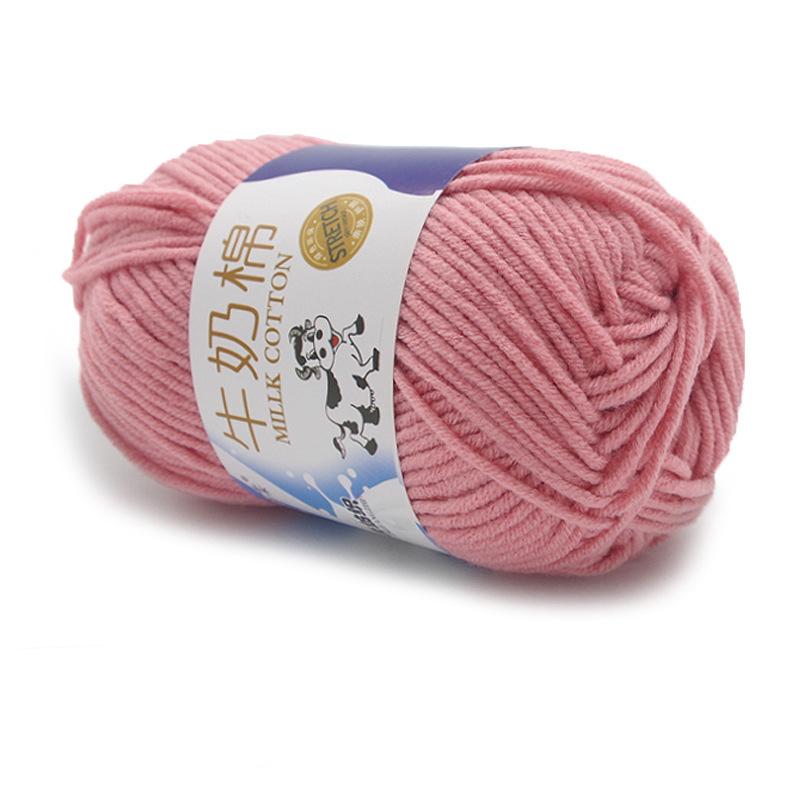 1Pc 50g Crocheting Milk Cotton Yarn Hand Knitting Sweater Blanket Hat Threads Crochet Amigurumi Bag Line 95m