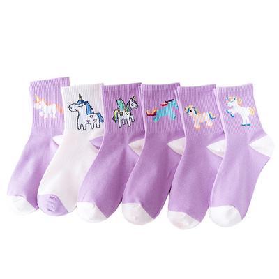 Frauen Socken Neuheit Cartoon Sommer Baumwolle Socken Skateboard Einhorn Socken Hip Hop Socken Frauen