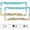 Beach License Plate Frame 2 Pack Accessories Cars Decor 12.3 X 6.3 Inches For Men Women