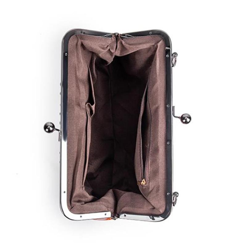 Classic Retro Design Women'S Crossbody Bags For Women Leather Handbag Shoulder Bag With Clip Fashion Thickened Vintage Tote Bag