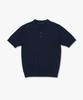 PLAC Basic Short Collar Knit Short Sleeve Navy
