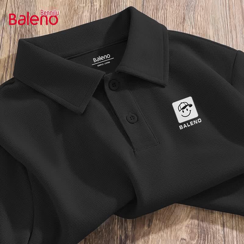 Baleno Men s Waffle Knit Polo Shirt 5XL