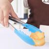 Bread barbecue food clip Steak clip stainless steel silicone food clip