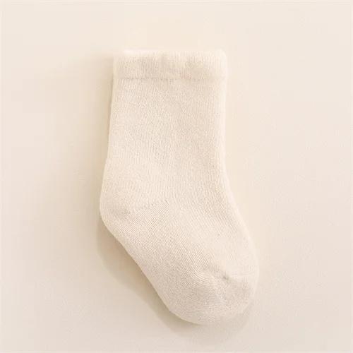 6 Paires De Chaussettes Chaudes Bébé - Hiver - Épaisse Doublure éponge - Taille 0-3 Ans - Motifs Animaux Mignons - 8