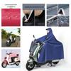 Thickened & Extended Electric Bike and Motorcycle Raincoat for Helmet Use