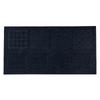 COSMO Sashiko Kit Coaster Single Finished 10 x 10 cm Cloth, Stitch, Navy, No. 98915, Size Approx.