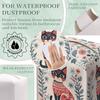 Cat Tissue Box Holder, Nordic Cat Leather Tissue Box Cover Square, Paper Napk Everyday Dispenser Accessories for Bathroom Vanity Countertop Night