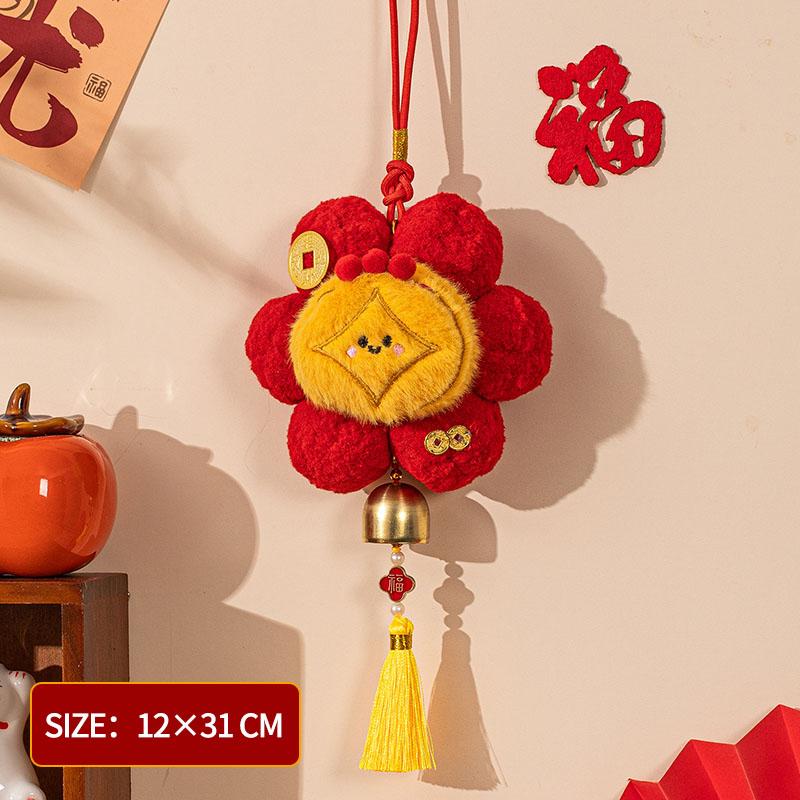 Year of Horse Hanging Ornament with Tassel Chinese New Year 2026 Door Hanging Ornaments Spring Festival Party Pendant
