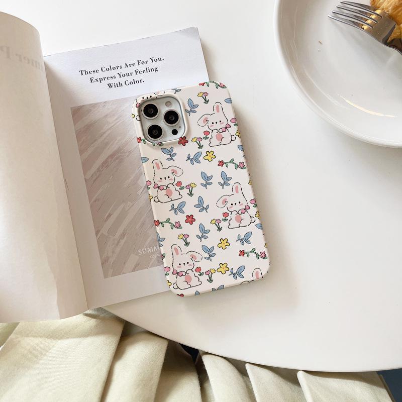 

Жесткий чехол Rabbit Flower для Apple 14/13Pro/12/11/X/7Plus 13 Pro Max