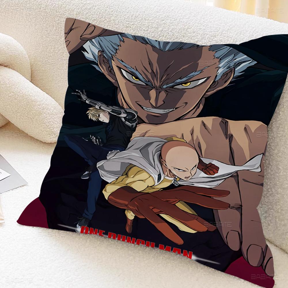 Anime One Punch Man Maple Design Cushion Cover Happy Autumn Harvest Decor Holiday Decorati Pillow Cover