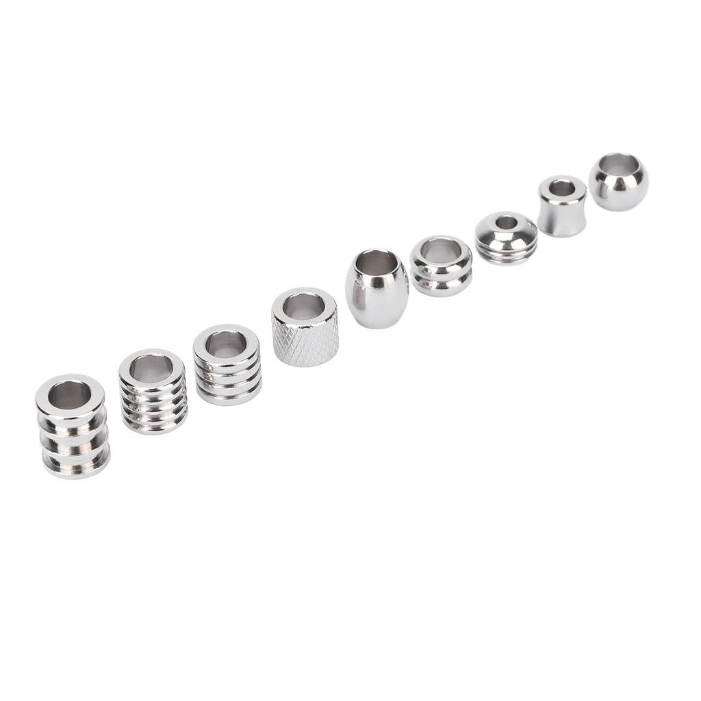 18Pcs Viking Hair Beads Stainless Steel High Hardness Perfect Size Simple Design Wide Application Dread Beads