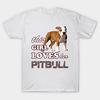 Unisex Fashion TShirt This Girl Loves Her Pit Bull Print TShirt Plus Size S-5XL T-Shirt 100%Cotton Tops O Neck Short Sleeve Tees