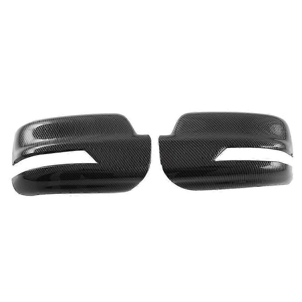 1pair Car Rearview Mirror Cover Trim For Ram 1500 2023 Side Wing Rear Mirror Caps Carbon Fiber