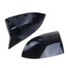 2pcs Carbon Black Side Rearview Mirror Cover Cap ABS for BMW X3 X4 X5 X6 X7 G01 G02 G05 G06 G07 2018