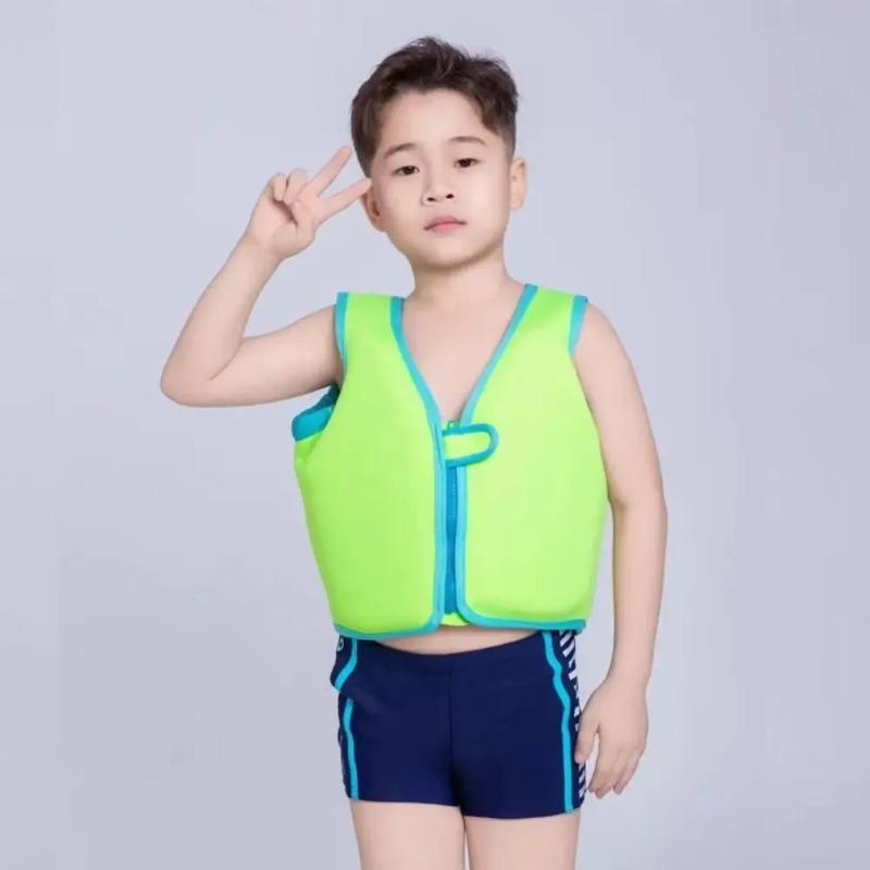 Swimming Vest Child Buoyancy Anti Rollover Stable Baby Swimming Jackets Cartoon Adjustable Swim Camping Vest