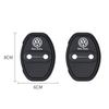 VW Car Sticker Car Sticker 4Pcs Car Door Lock Buckle Protective Cover Stickers Badge For Volkswagen VW R Polo Passat Rline Golf 4