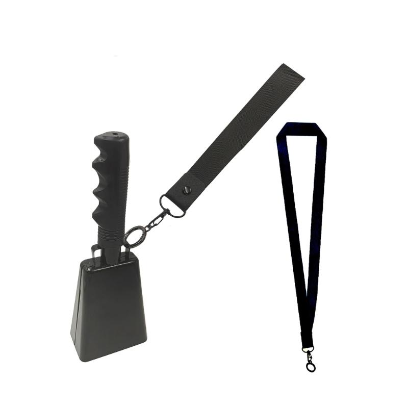 Cowbell with Handle Noise Maker Cheering Bells School Bells Hand Call Bells Handheld Cow Bells for Footballs Game Party