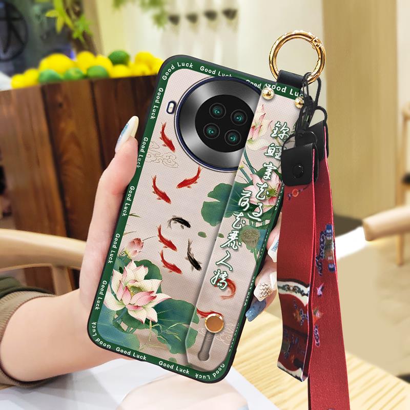 Für Mama Handschlaufe Handyhülle Für Cubot Note20 Schutz Staubdicht Rückseite Abdeckung Ring Ältere Dame Ständer Stoßfest