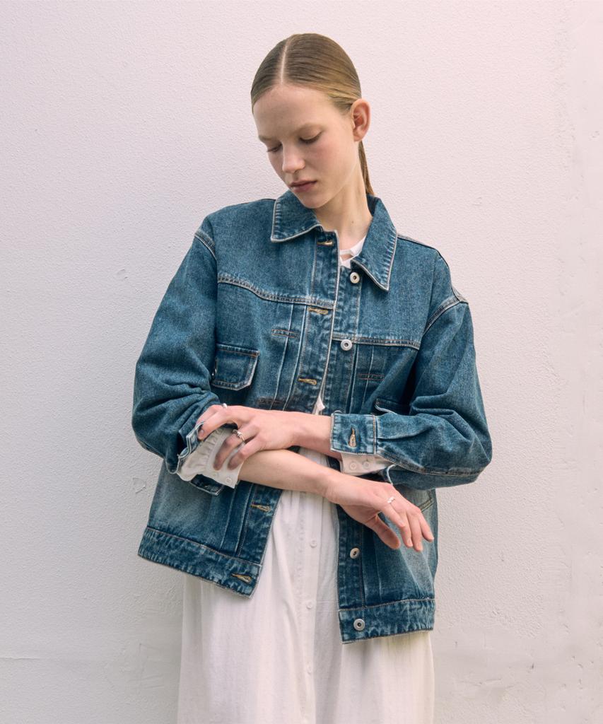 Jucyjudy Boxy Denim Work Jacket Jzjk025A