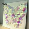 Quadrati Acrilici per Arte con Resina Quadrati Iridescenti Mini Pezzi Arcobaleno Traslucidi 2cm 3cm Piastrelle Olografiche Artigianato Fai da Te Mosaico Luce e Ombra