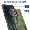Suitable for Samsung S25 Ultra Bundesliga Magnetic Hidden Bracket Mobile Phone Case S24 Anti Fall Protection Case A35