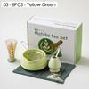 4/5/7/8 PIÈCES Boîte Cadeau Matcha en Céramique Japonaise Set de Thé Matcha avec Fouet en Bambou Pinceau Matcha Cuillère à Thé pour Outils de Bricolage pour la Préparation du Thé