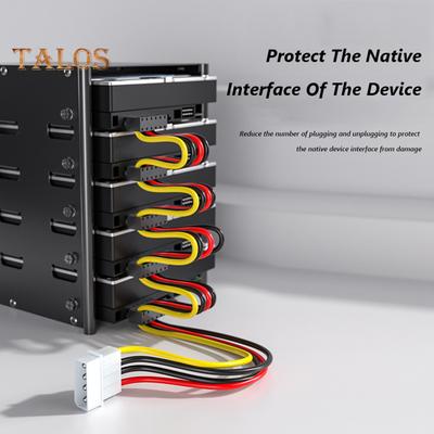 SATA Power Splitter Cables 1 X 4 Pin To 5 X 15 Pin SATA Power Supply Adapter Converter Cable Cord for PC Server Hard Drive