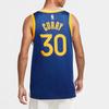 Nike NBA Team Limited Jersey SW Fan Edition Golden State Warriors Curry No. 30 2020-2021 Season Blue Men's CW3665-401