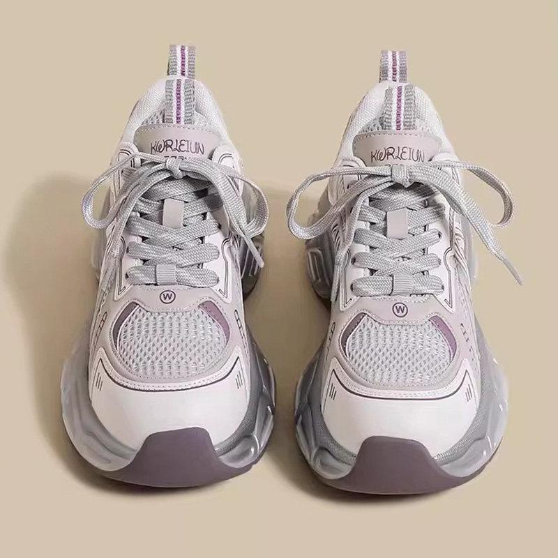 Girls' Sneakers, Thick-soled, Dad Shoes style2026New Spring and Autumn Breathable Sports Shoes, New Chinese-style Casual Shoes for Children and