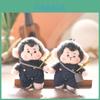 Plush Monkey Keychain Toy With Soft Short Pile For Bookbags And Kids Gift
