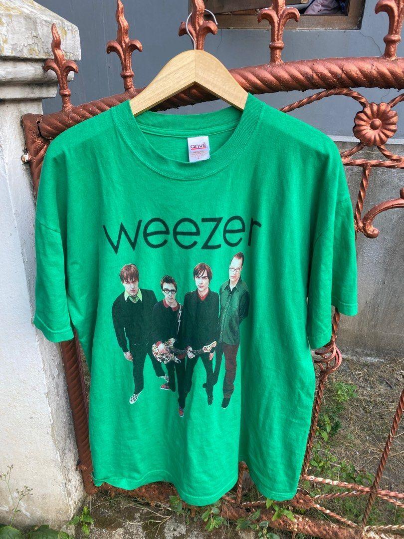 26 Remake Weezer band 90s Concert Tour Green short sleeve Unisex T shirt NH14019 Unisex T-Shirt XXXL