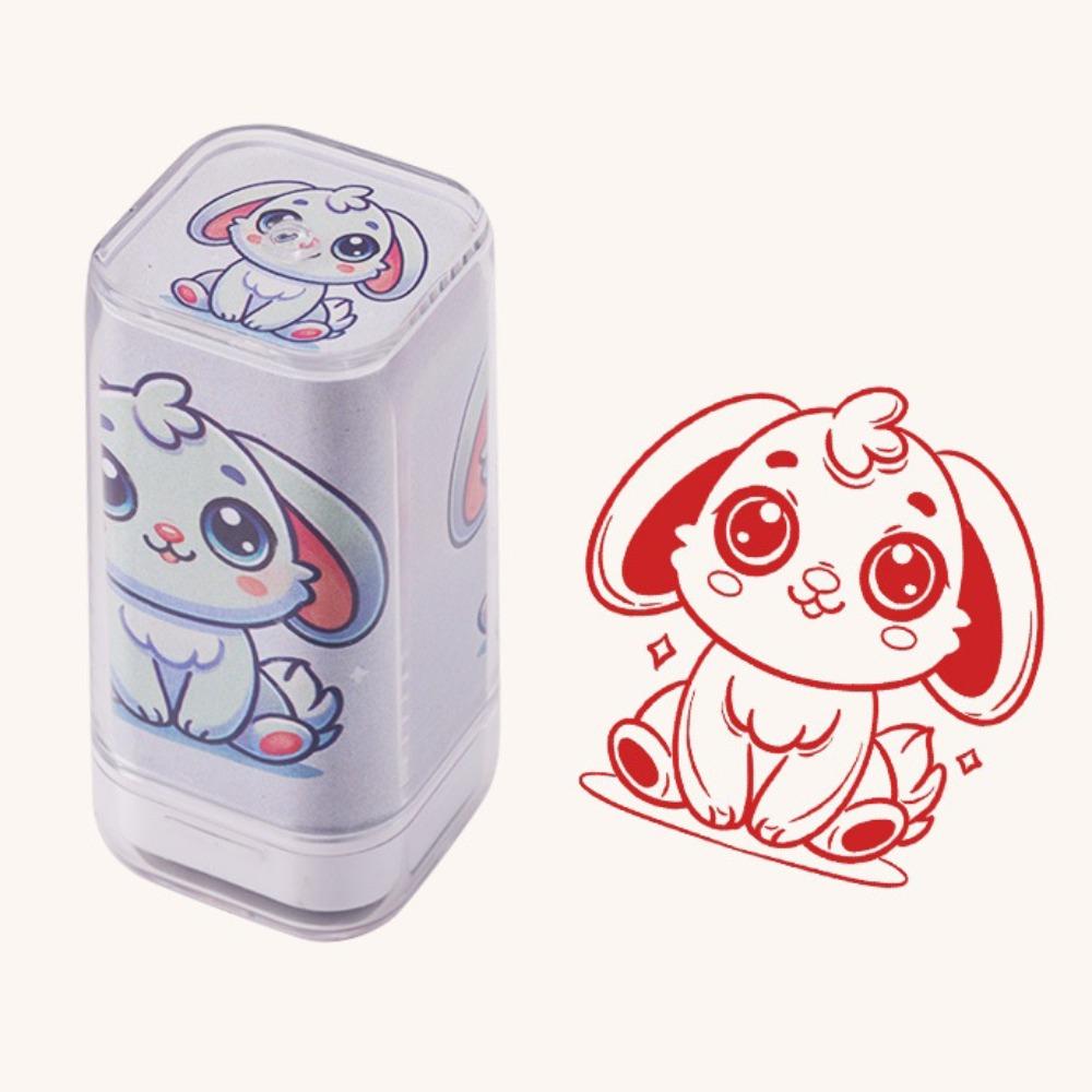 DIY Painting Zodiac Stamps Hand Account Animals Figure Stamps Cute Animals Seal  Boys and Girls