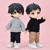 Dress Up Doll Sweater Casual Wear Doll Knitted Sweater Kids Toy OB11 Doll Clothes Doll Accessories
