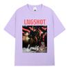 Korean Kpop Hip Hop Group Lngshot LOUIS Graphic T Shirt Unisex Women Clothing Fashion Oversized Short Sleeve Cotton Casual Tshirts