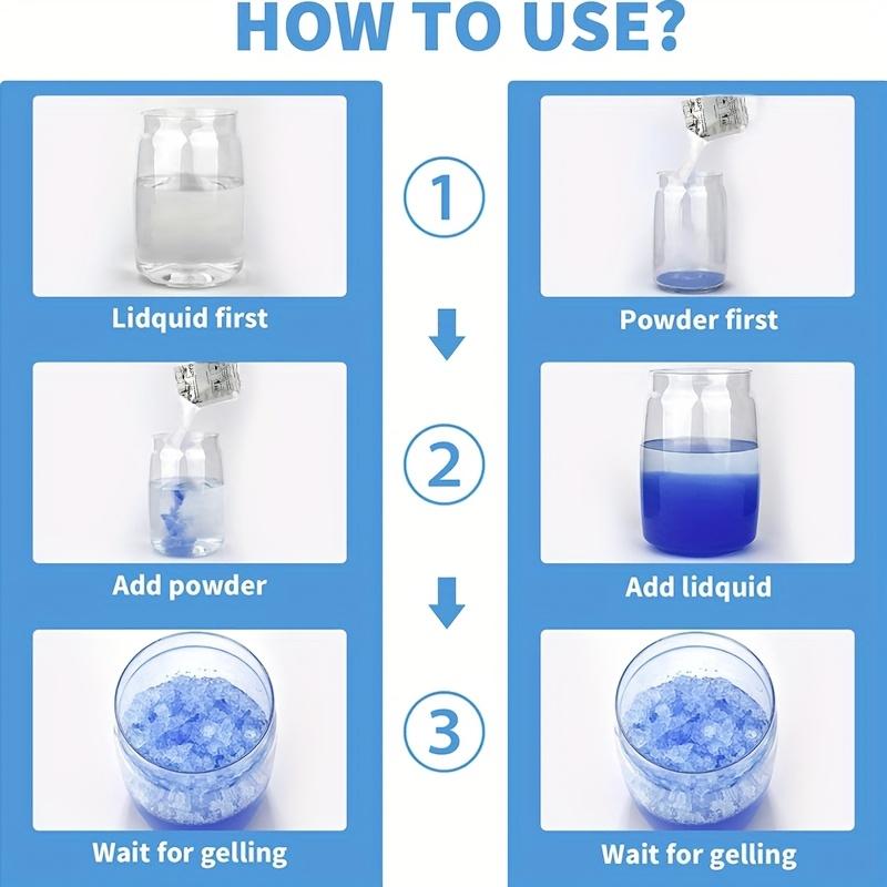 55pcs Portable Toilet Gel Packets for Outdoor Camping - Absorbent, Odor-Seal & Portable - Perfect for Hiking, Camping, and Outdoor Adventures