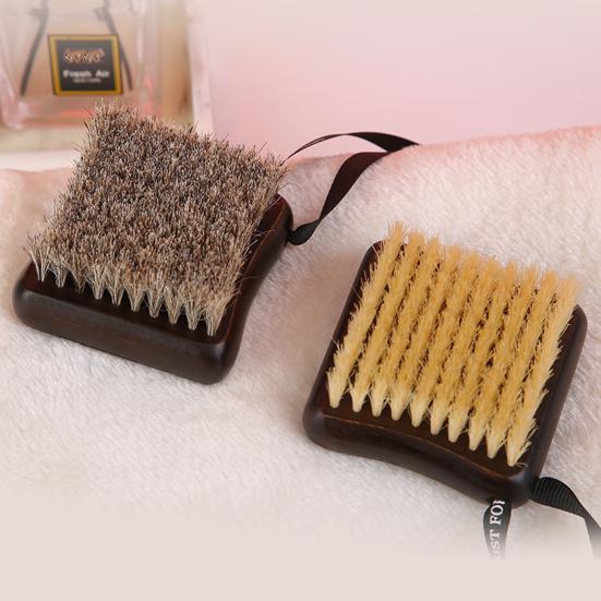 Kartáč na tělo pro suché kartáčování Přírodní silné štětiny Exfoliuje odumřelou kůži Detoxikuje Sprchový kartáč Povzbuzující nástroj pro suché kartáčování