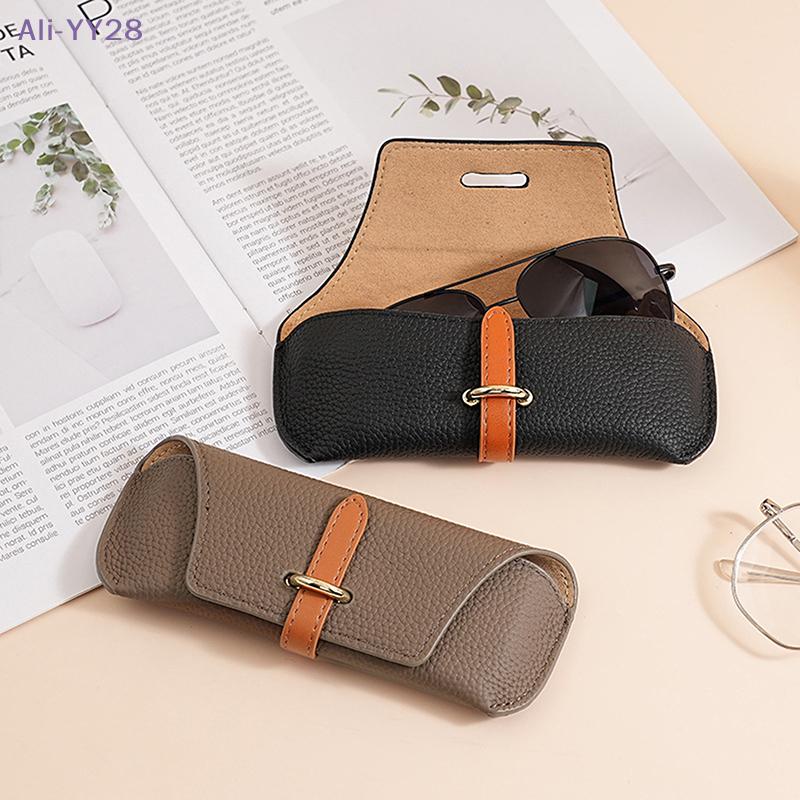 {YY28} Fashion PU Leather Glasses Bag Protective Case Women Men Portable Sunglasses Cover Portable Reading Eyeglasses Box